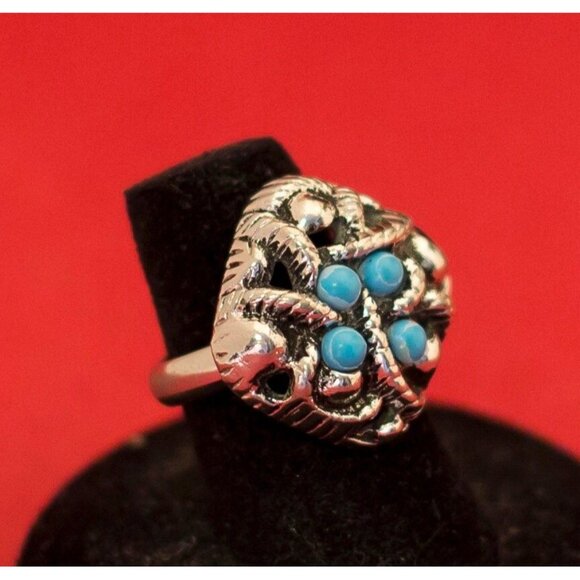 Vintage Southwestern Style Ring by Avon Size 6.25 - F3 - Picture 2 of 3